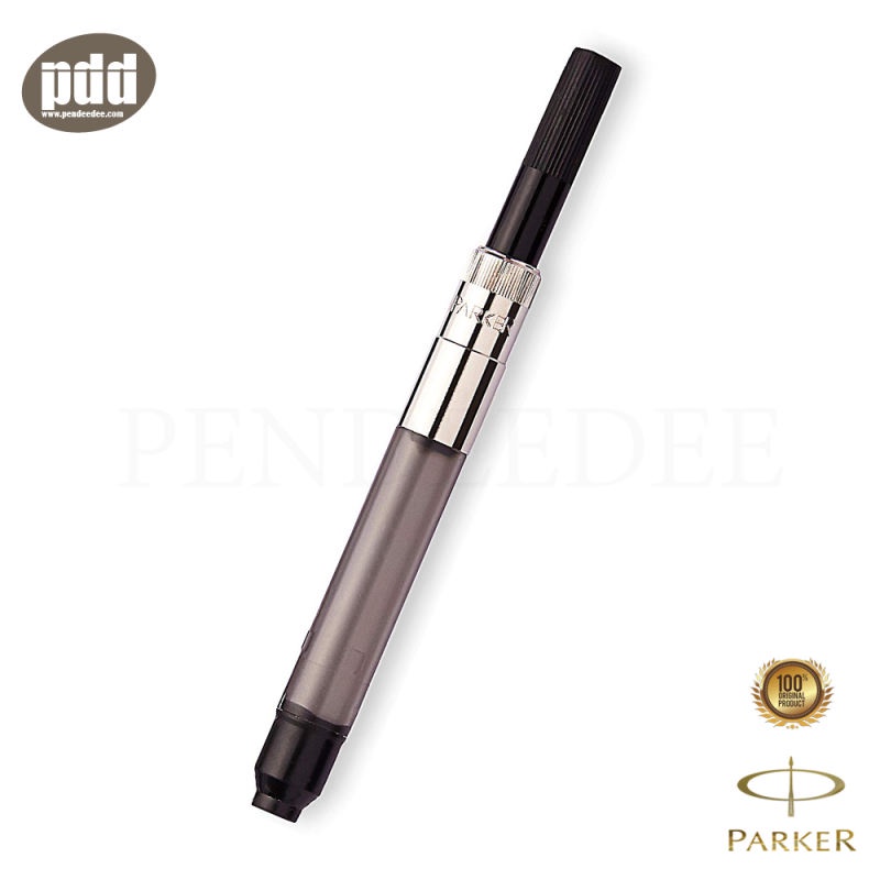 PARKER Deluxe Piston Fill Converter Chrome Trim for Fountain Pen