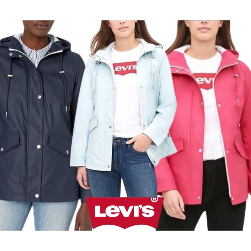 Levi's Women's Midlength Swing Rain Jacket from the US Shopee