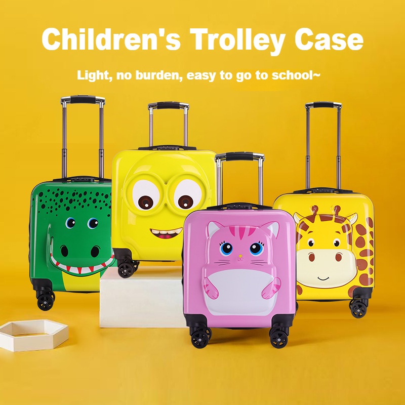 malita travel bag original Cartoon Kids Luggage 18 Inch Hand Luggage ...