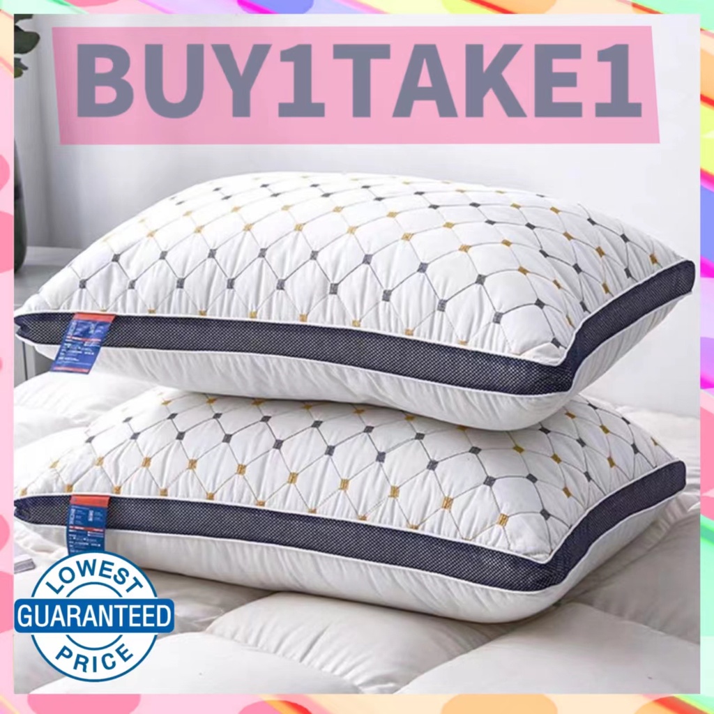 Natural Cotton Single Pillow 100 Polyester Fiber Orthopedic Neck