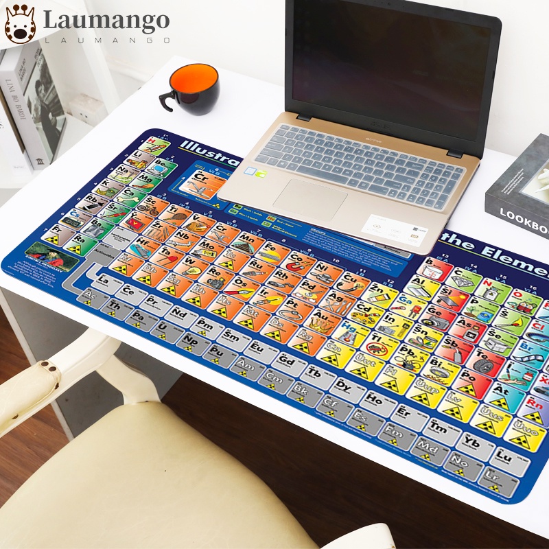 Periodic Table of The Elements Large mouse pad Desktop Keyboards Mat