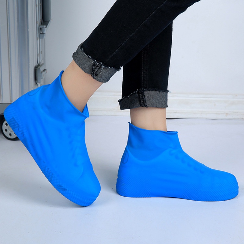 Rain Boot Covers Waterproof Shoe Cover Latex Non-Slip Rain Boot ...