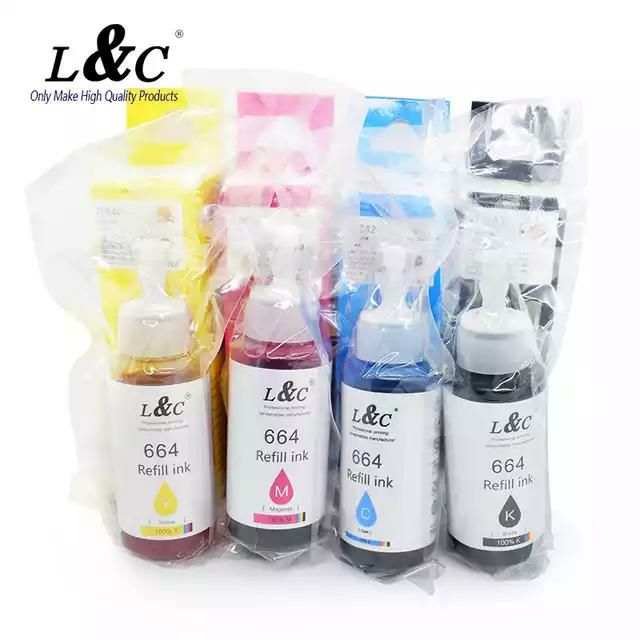 Epson Ink664 Dye Ink Refill Ink Continues Ink Compatible For Epson L120 L360 L550 L180070ML