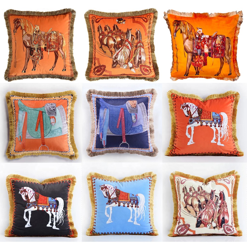Hermes pillow cover hotsell