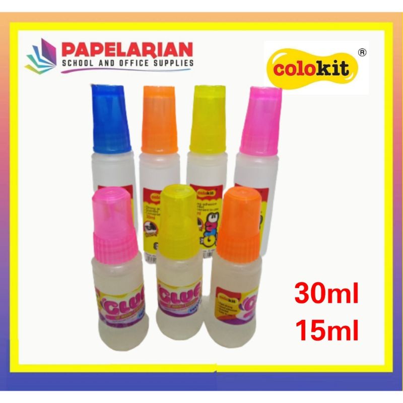 COLOKIT LIQUID CLEAR GLUE 15ml and 30ml | Shopee Philippines