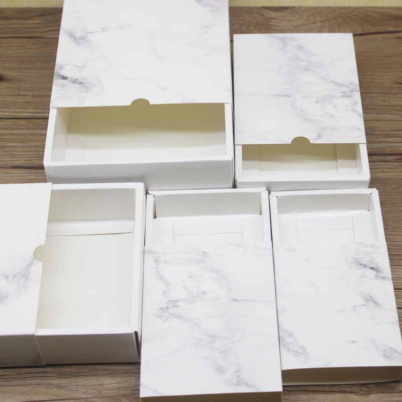 New 20pcs Fashion Marbling Packaging Box five size gift packaging ...