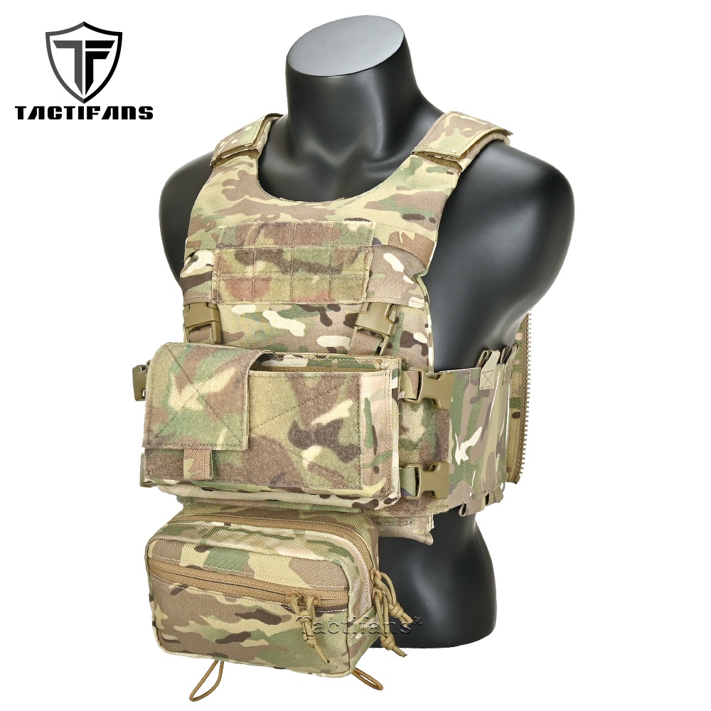 Tactical Low Profile Plate Carrier LV119 Airsoft Vest Elastic ...
