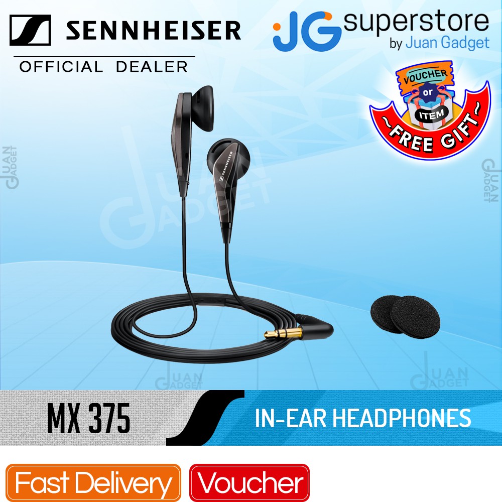Sennheiser MX 375 In-Ear Headphones | JG Superstore | Shopee Philippines