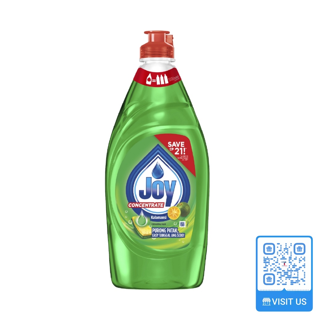 Joy Kalamansi Concentrate Dishwashing Liquid Bottle - (495mL) | Shopee ...