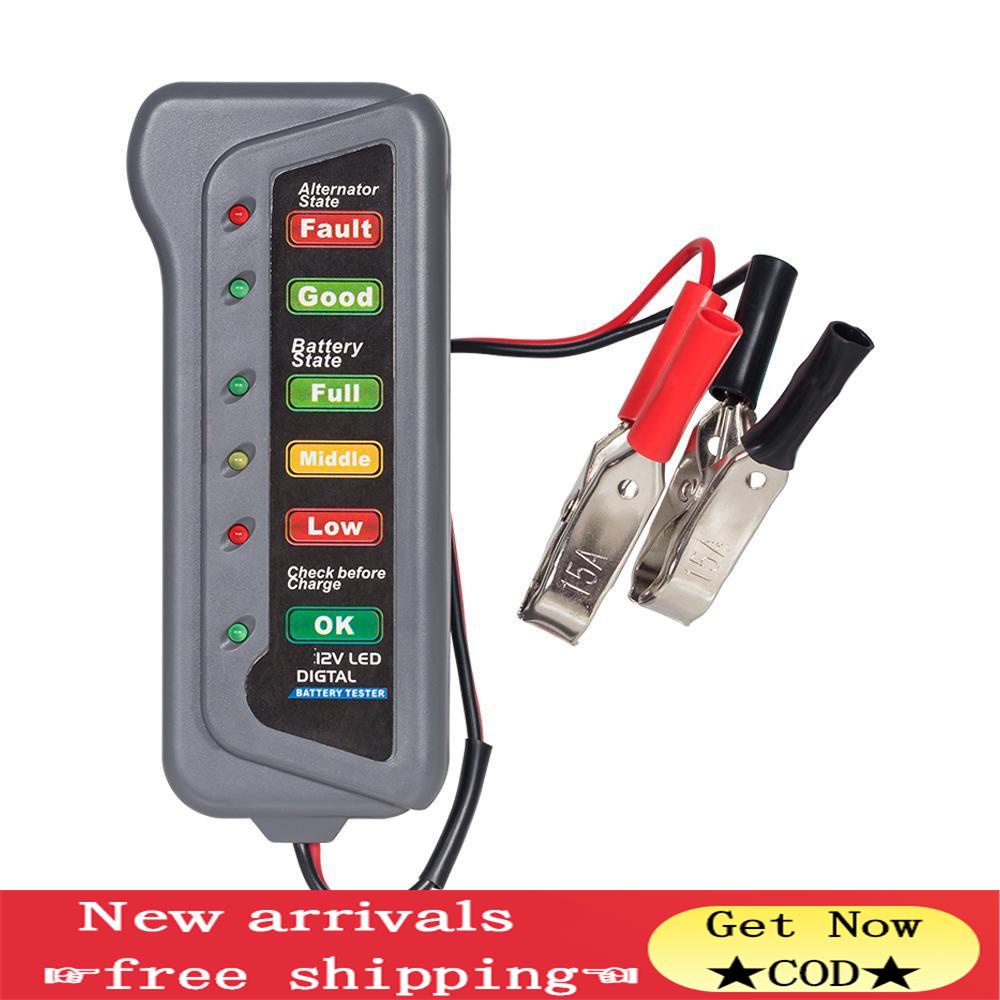 Fast Shipping Battery Alternator Charging Test Tester Car Van Motorbike