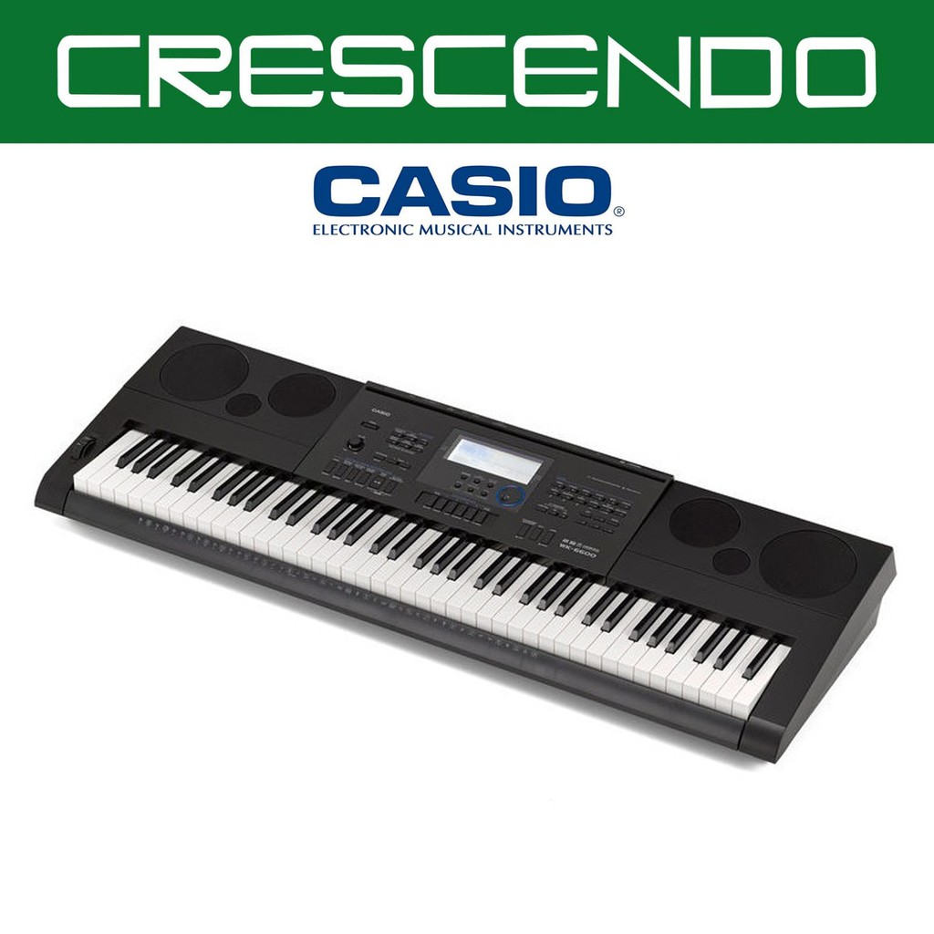 Casio WK 6600 76 Keys Workstation Standard Keyboard Black Shopee Philippines