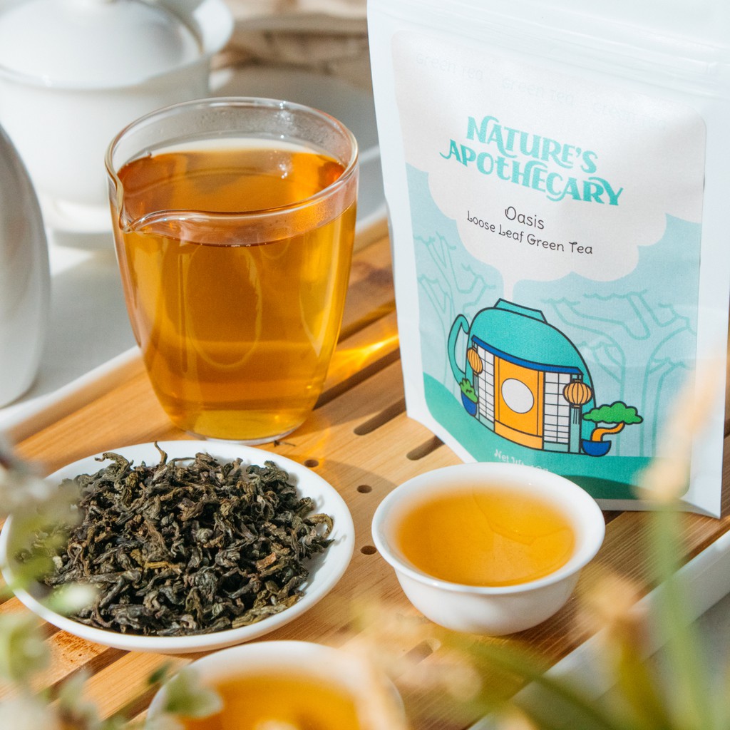 Loose Leaf Green Tea - Loose Green Tea Leaves—Oasis Green Tea, Sencha ...