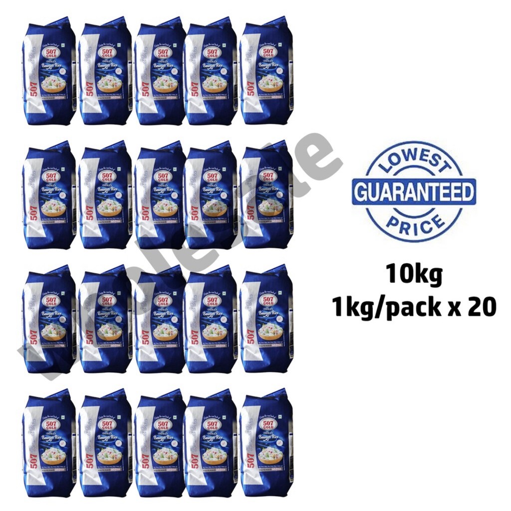 507 Gold Indian Basmati Rice - 20kg (20 x 1kg) | Shopee Philippines