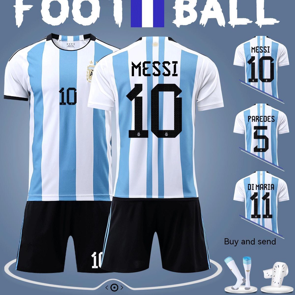 Argentina National Team Football Jersey Macy Training Sports Suit Men's