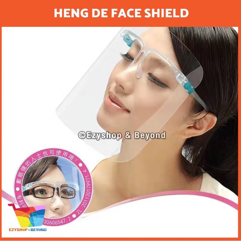 Heng De Faceshield with Box Full Faceshield Anti Fog Anti Dust