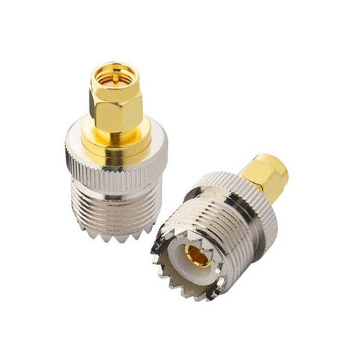 1pcs Rf Connector Rf Adapter Uhf Sma Sma Female Male To Uhf Male Pl259 So239 Connector Rf Coax 7734