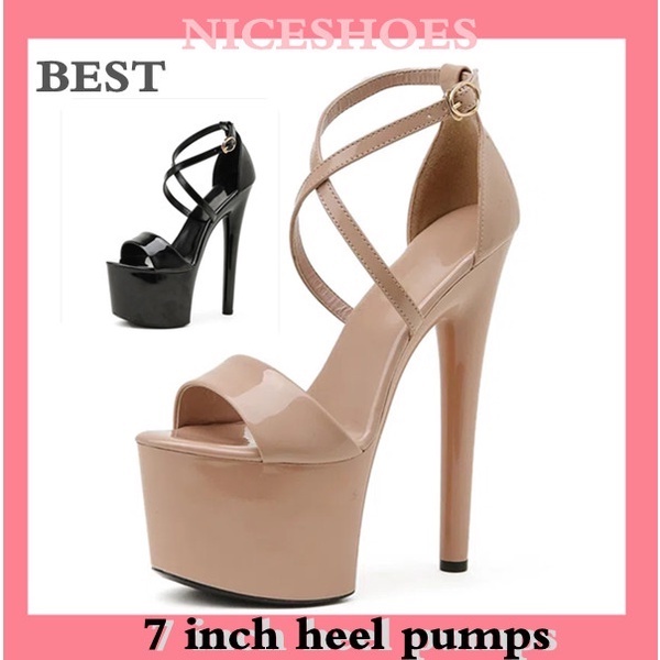 7 inch heels hotsell