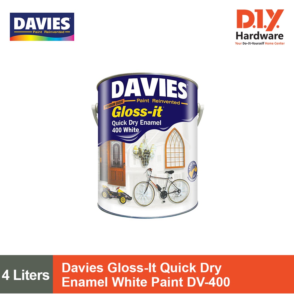 Davies GlossIt Quick Dry Enamel Paint (Dv400) 4L Shopee Philippines
