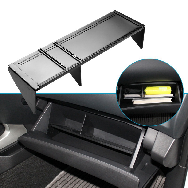 Glove Box Organizer Insert Sorting Partition Tidying Storage Box For