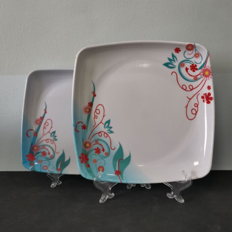 Melamine square plates hotsell