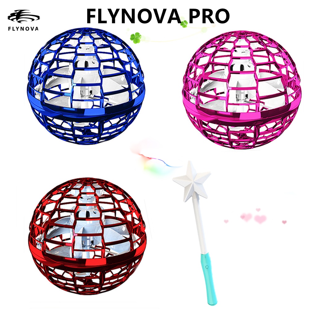 Flynova Pro Flying Spinner Ball Ufo Boomerang Soaring Flying Orb Ball