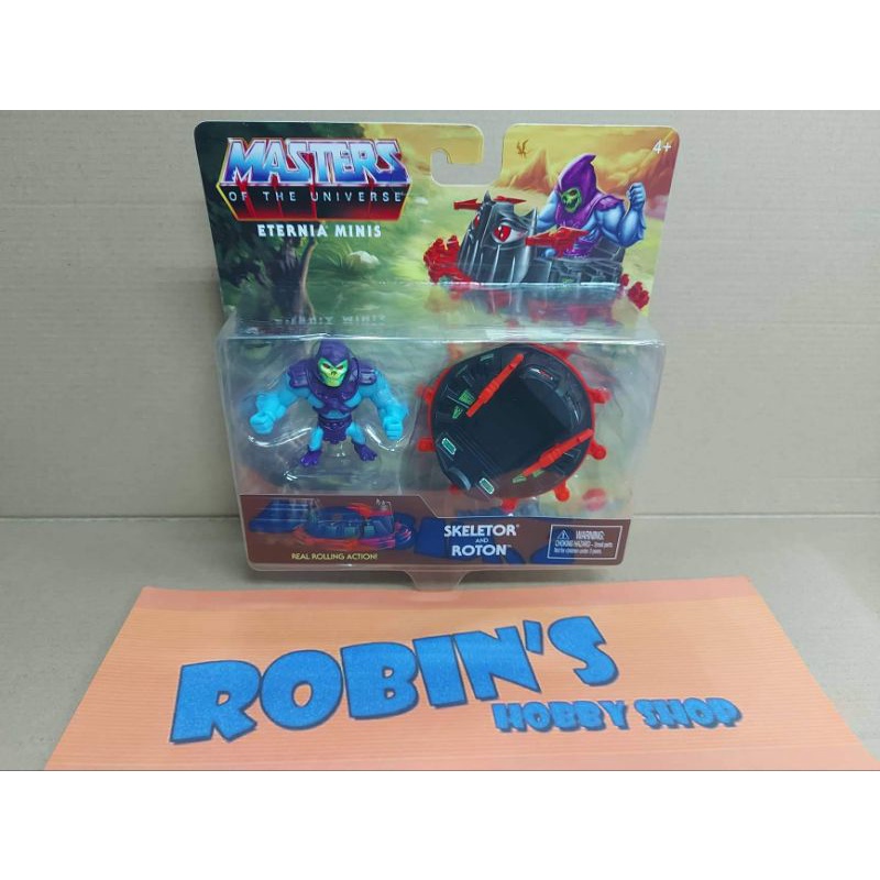 Mattel Masters of the Universe Eternia Minis Skeletor Roton SEALED He ...
