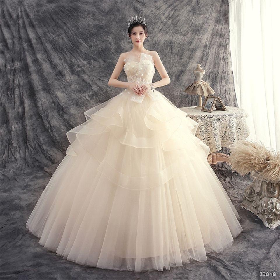 Simple wedding dress outlet for ninang