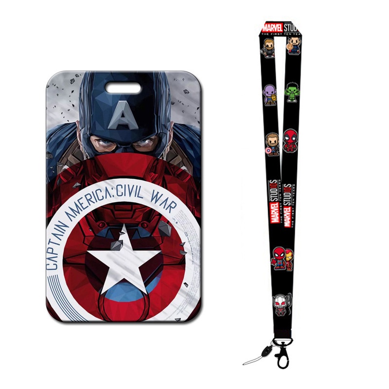 Marvel Hero The Avengers Neck Strap Lanyard for Keys DIY ID Card Badge ...