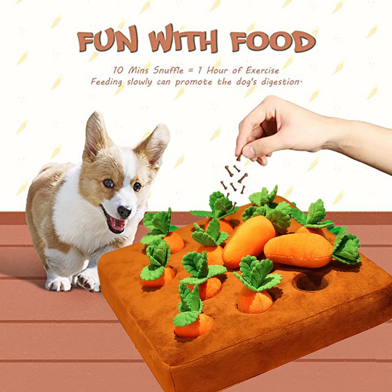 Dog Toys Increase IQ Snuffle Mat Slow Dispensing Feeder Pet mat