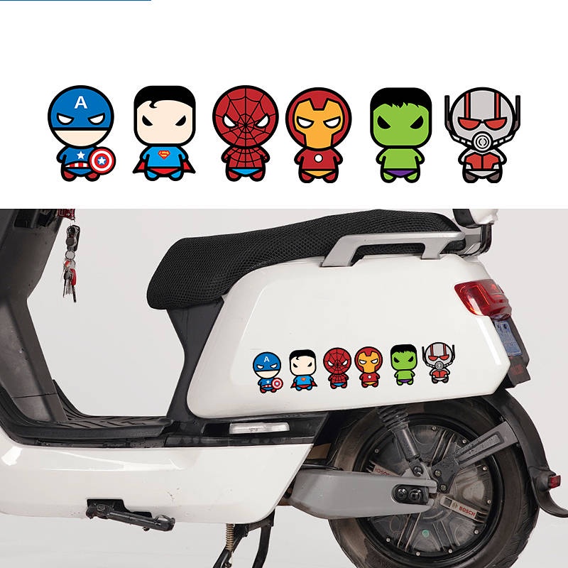 Avengers Car Electric Motorcycle Fun Cute Battery Car Decorative ...