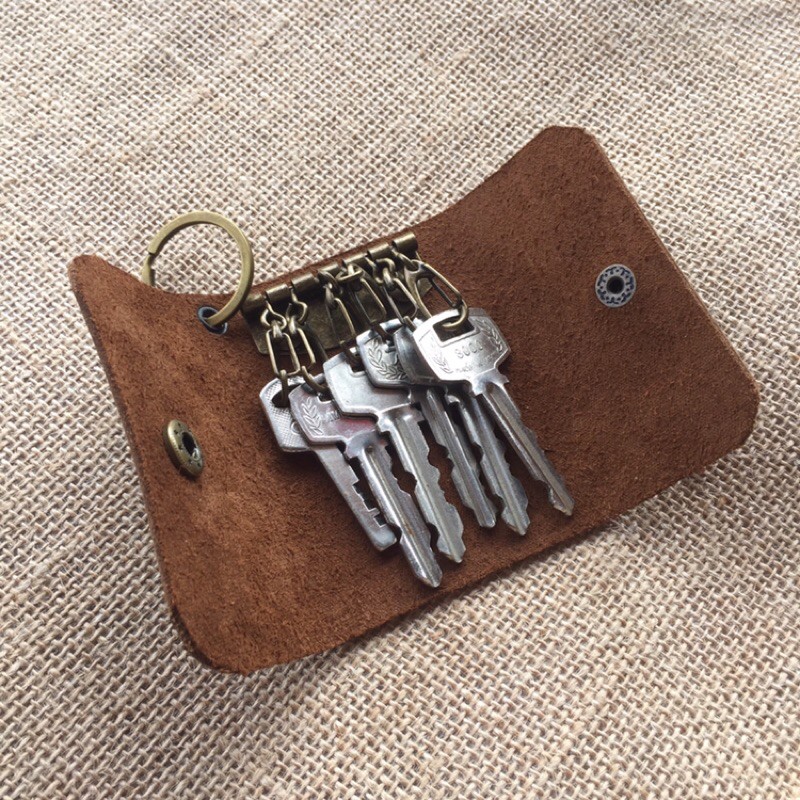 Full Grain Leather 6 slots Key Case/Holder Shopee Philippines