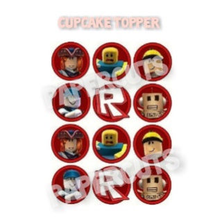 Roblox Logo 228-674 Cupcake Topper