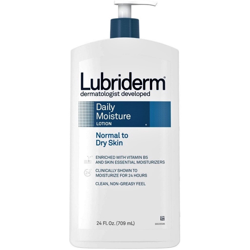 Lubriderm Daily Moisture Lotion, Fragrance Free, Dermatologist Developed 709ml...(US) Shopee