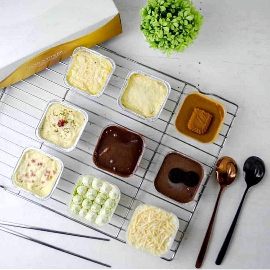 Cup Jelly Pudding Box - Dessert Box CH 7575 + Lid (10 pcs) | Shopee ...