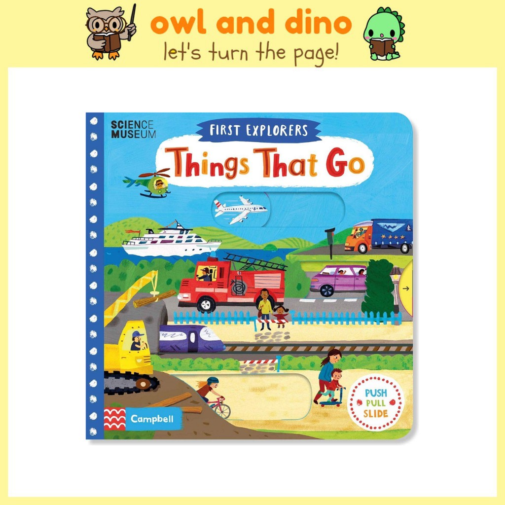 First Explorers: Things That Go (Interactive Boardbook) | Shopee ...