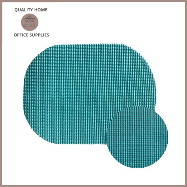 Baby Blue Set Of 10 NonSlip Kitchen Food Sink Pad Dining Rubber Table