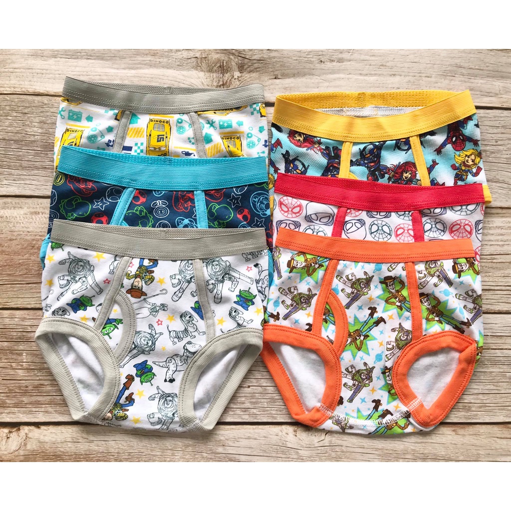 1 pc Kids brief Boys underwear from 2-8 yrs old cartoon character cute baby  design Cotton Brief kids | Shopee Philippines