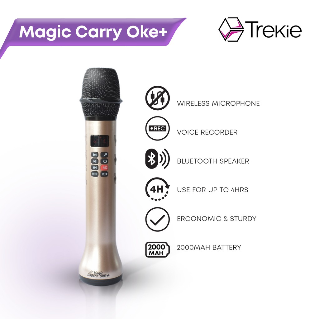Magic CarryOke Plus Portable Karaoke with Bluetooth Speaker Shopee