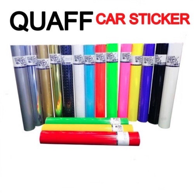 (1ROLL)Quaff brand car sticker 10meter per roll 24IN X10M | Shopee ...
