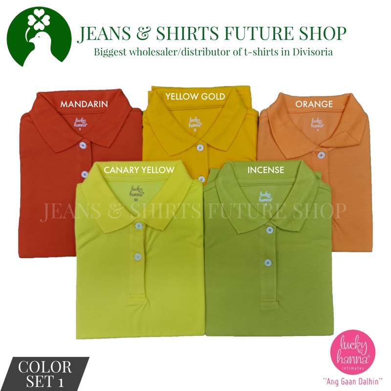 Lucky Hanna Ladies Premium Polo Shirts Color Set A