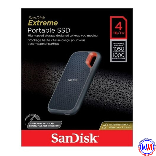 Sandisk Extreme 4tb Portable Ssd V2 Sdssde61 4t00 G25 Shopee Philippines 8247