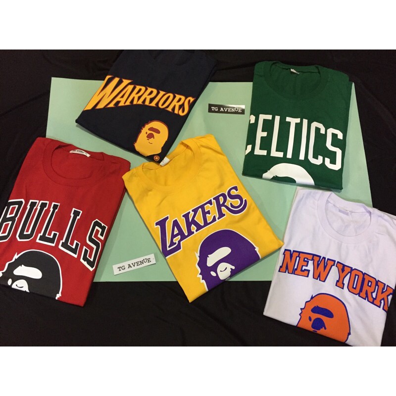 Bape nba discount t shirt