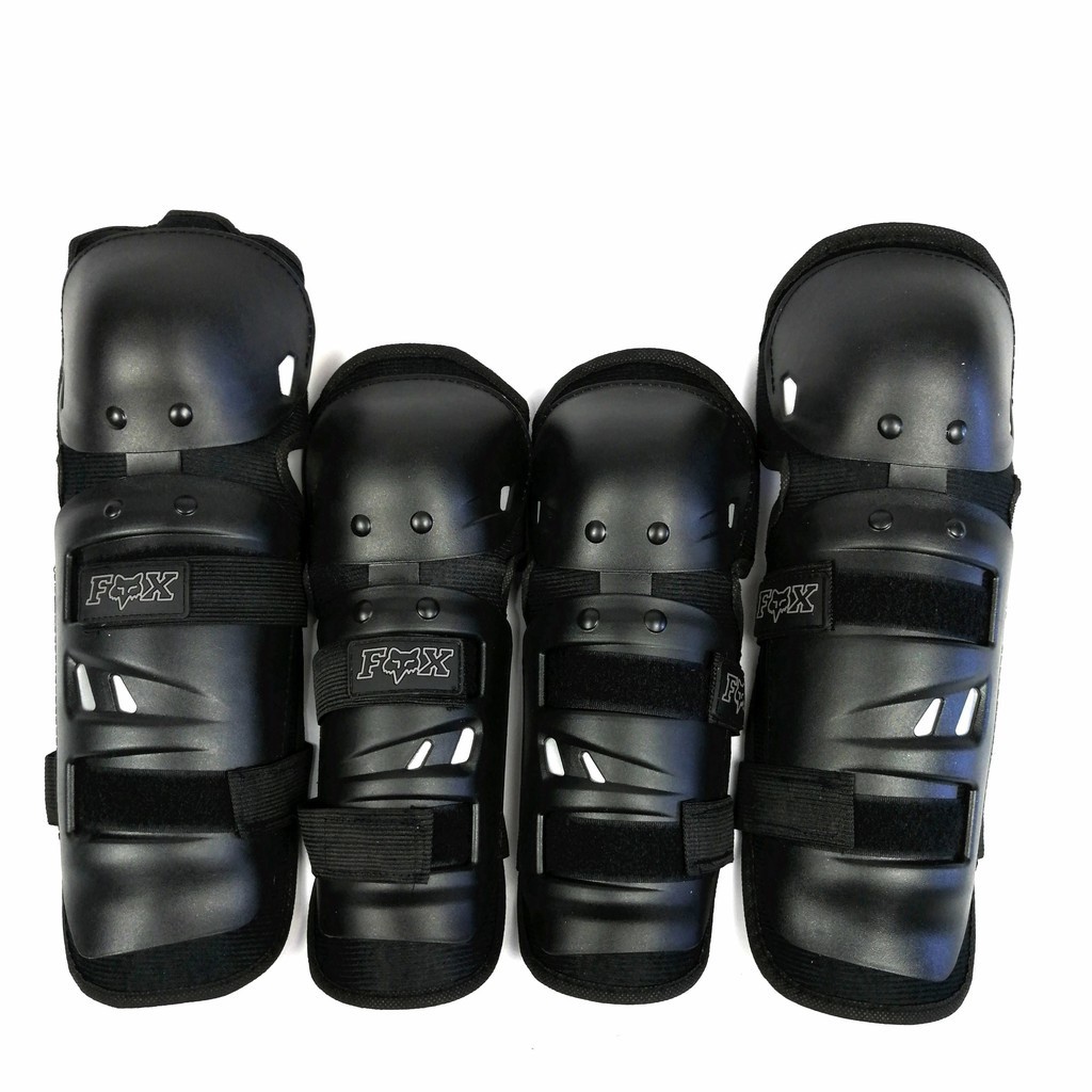 4pcs/set F-0X Motor pad MOTORCYCLE RACING 4 IN 1 KNEE AND ELBOW BODY ...