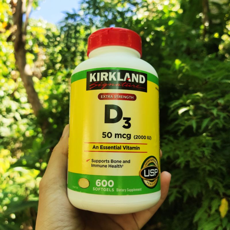 Original Kirkland Vitamin D3 2000 IU Extra Strength from USA Shopee