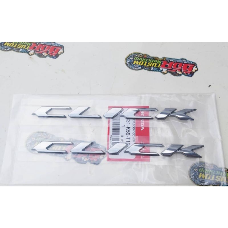 LOKAL ORIGINAL HONDA THAILAND click emblem 100% NOT LOCAL NOT KW ...
