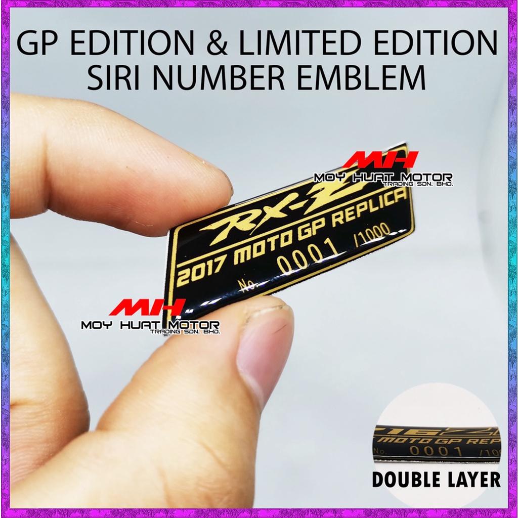 Sticker Emblem 125zr/Y15zr/135lc/EX5/RXZ/Y16ZR 2017 Motogp Replica ...