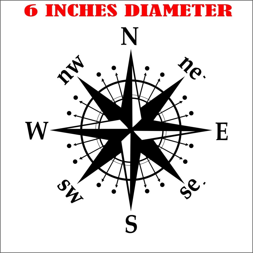 compass sticker for vehicle | Shopee Philippines