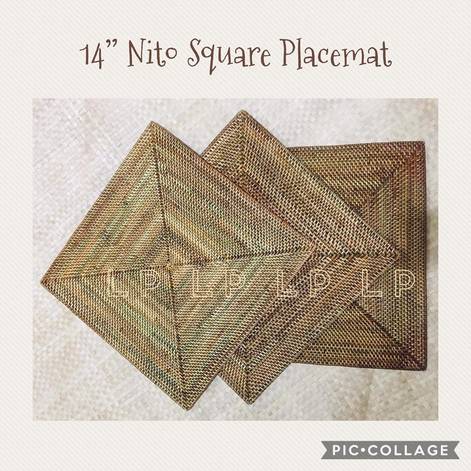 Native Placemats Nito placemats Shopee Philippines