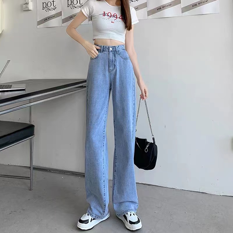 ACHS Jeans HighWaist Wide Leg Jeans Mom Jeans Outfit Dancer Pants For ...