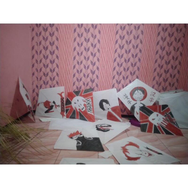 10pcs Minimum Fulas Kite / Full Fulas Animation Display. 110 / 105 ...